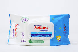 Softcare Baby Wipes 80 pcs Whi