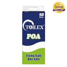 Toilex Tissue 10 Pack